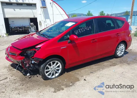 2014 Toyota Prius V Five z USA, uszkodzony, nr VIN JTDZN3EUXEJ005908